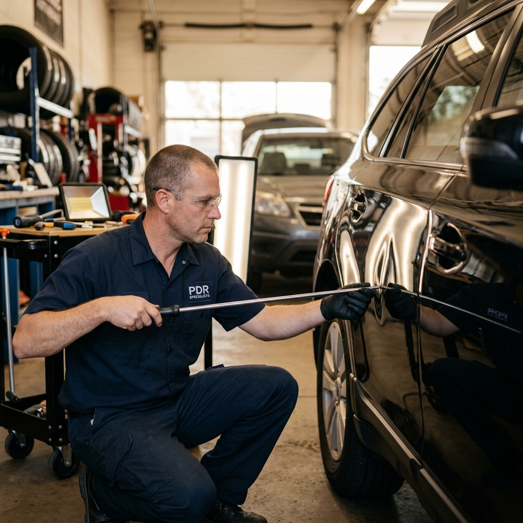 Paintless Dent Repair industry scene