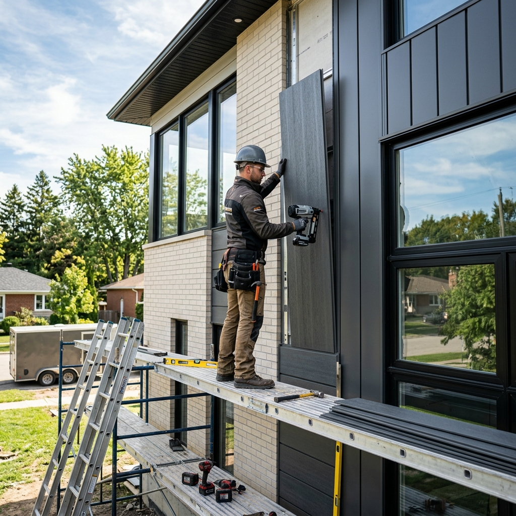 Siding industry scene